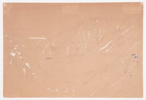 Disegno, Vista verso il Grande Bacino, Monte Katahdin, settembre 1877 da Frederic Edwin Church
