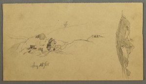 Disegno, donne che si lavano all