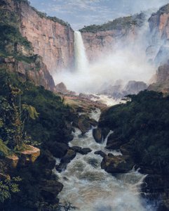 Frederic Edwin Church - La caduta di Tequendama vicino a Bogotà, Nuova Granada