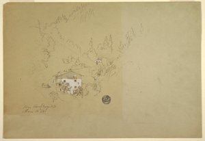 Case vicino a Berchtesgaden, Baviera, 26 luglio 1868