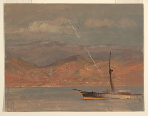 Costa italiana, al largo dello Stretto di Messina da Frederic Edwin Church