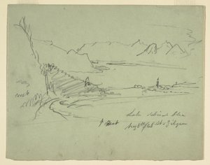 Paesaggio in Austria, 5 agosto 1868 da Frederic Edwin Church
