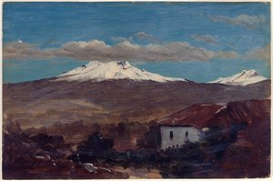 Monte Chimborazo visto da Riobamba, Ecuador da Frederic Edwin Church