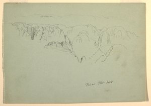Montagna, Wady el-Arabah, 23 febbraio 1868 da Frederic Edwin Church