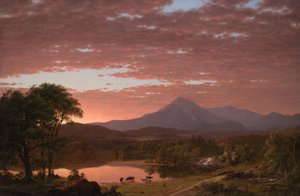 Monte Ktaadn da Frederic Edwin Church