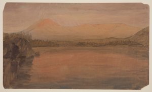 Monti Katahdin e Turner dal lago Katahdin