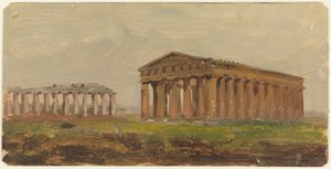 Paestum, Tempio di Nettuno da Frederic Edwin Church
