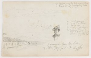 Popayan, Colombia; Verso: Paesaggio montano, Colombia