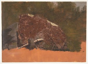 Possibilmente Monte Desert, isola, roccia da Frederic Edwin Church