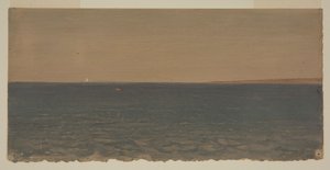 Paesaggio marino con iceberg