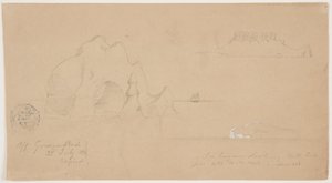 Schizzi di iceberg, al largo di Greenspond, Terranova da Frederic Edwin Church