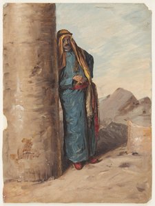 Beduino in piedi da Frederic Edwin Church