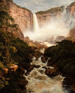 Le cascate del Tequendama vicino a Bogotà, Nuova Granada