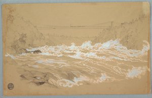 La gola, Niagara, verso il ponte sospeso