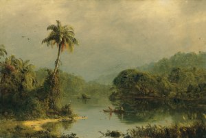 Paesaggio tropicale da Frederic Edwin Church