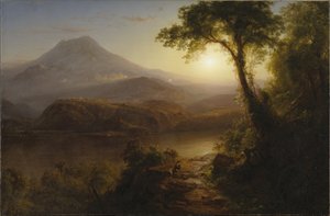 Paesaggio tropicale da Frederic Edwin Church