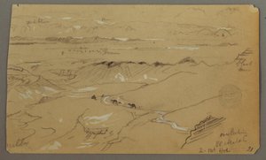 Vista attraverso Wady el-Arabah da Frederic Edwin Church