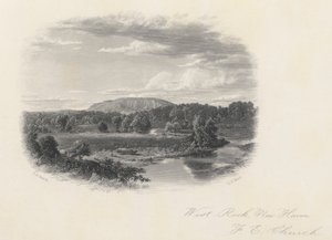 West Rock, New Haven da Frederic Edwin Church
