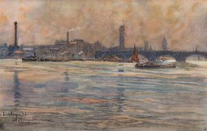 Il Tamigi, Londra, c1893