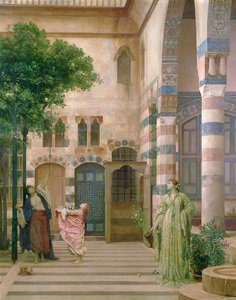 Vecchia Damasco, Quartiere Ebraico o Raccolta di Limoni, c.1873-74 da Frederic Leighton