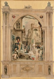 Preparativi per una festa, Firenze da Frederic Leighton