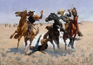 Aiutando un Compagno, c.1890 da Frederic Remington