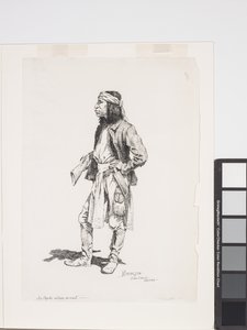 Un soldato Apache, o scout da Frederic Remington