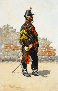 Trombettiere della Cavalleria, 1889