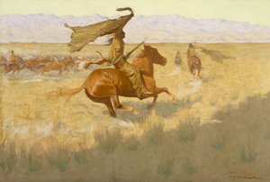 Cambio di proprietà (La fuga: Ladri di cavalli) 1903 da Frederic Remington