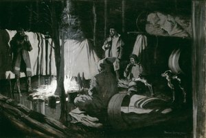 Il primo e migliore campo del viaggio da Frederic Remington