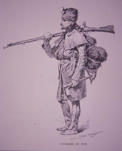 Trapper franco-canadese Coureur du Bois