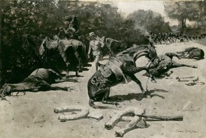 Come i cavalli morirono per il loro paese a Santiago da Frederic Remington