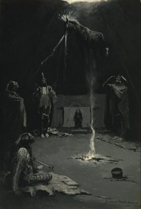 Dio del fuoco indiano (Il viaggio del cavallo della medicina) da Frederic Remington