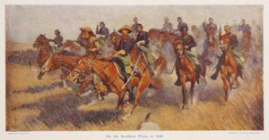 Sulle pianure meridionali nel 1860, pub.1909 da Frederic Remington