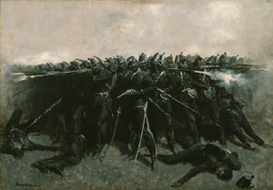Il quadrato di fanteria, c.1893 da Frederic Remington