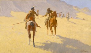 Il parlamento, 1903 da Frederic Remington