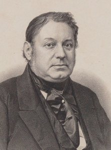 Ritratto del pianista e compositore Amédée Méreaux 1802-1874 da Frederic Sorrieu