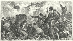 Difesa di Saragozza contro i francesi da Frederic Theodore (after) Lix