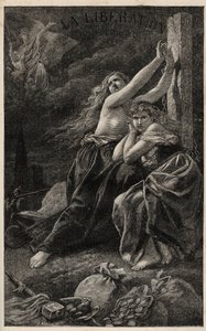 La liberazione del territorio - Alsazia e Lorena - incisione di Frederic Theodore Lix in "L