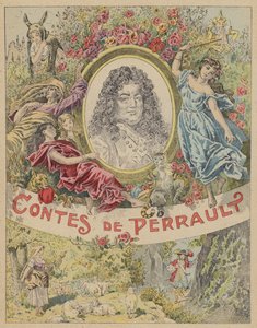 Illustrazione della pagina del titolo per Les Contes de Perrault da Frederic Theodore (after) Lix