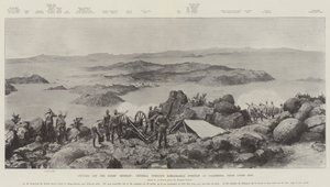 Taglio della ritirata dei Boeri, la posizione notevole del generale French a Colesberg, da Coles Kop