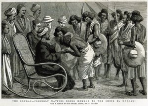 Il Sudan: Nativi amichevoli rendono omaggio allo Sceicco el Morgani, da 