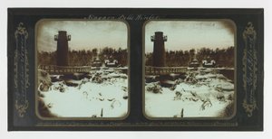 Cascate del Niagara in inverno, Terrapin Tower da Goat Island