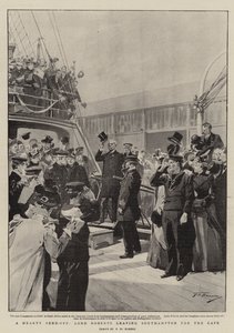 Un caloroso saluto, Lord Roberts lascia Southampton per il Capo da Frederic de Haenen