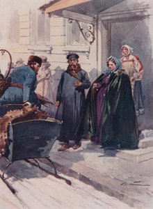 Un ricco mercante e sua moglie