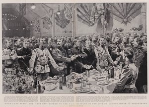 Auld Lang Syne, la cena di addio alla batteria HAC dei volontari imperiali della città di Londra