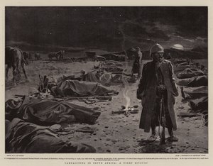 Campagna in Sud Africa, un bivacco notturno da Frederic de Haenen