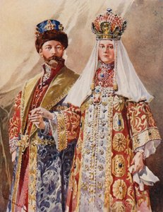 Imperatore e Imperatrice in Abiti Antichi da Frederic de Haenen
