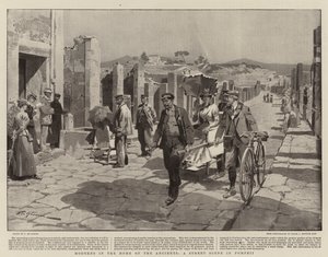 Moderni nella Casa degli Antichi, Una Scena di Strada a Pompei