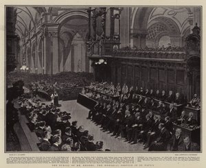 La sepoltura di Mr Rhodes, il servizio commemorativo a St Paul
